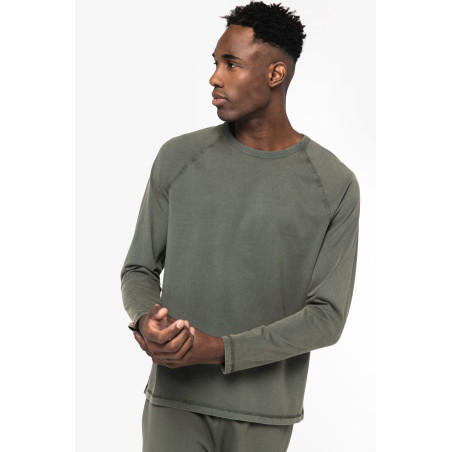 T-shirt écoresponsable raglan manches longues homme Personnalisable | BCM Goodies - 4