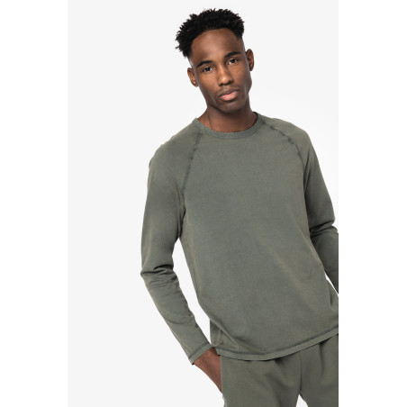 T-shirt écoresponsable raglan manches longues homme Personnalisable | BCM Goodies - 1