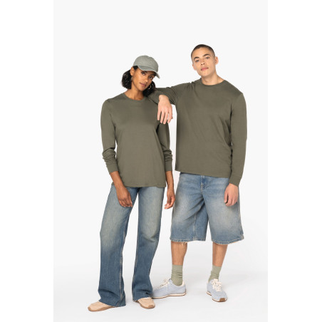 T-shirt écoresponsable manches longues unisexe Personnalisable | BCM Goodies - 1