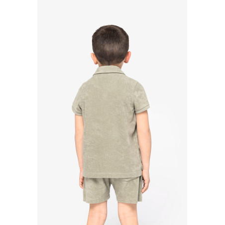 Polo écoresponsable en éponge garçon Personnalisable | BCM Goodies - 2