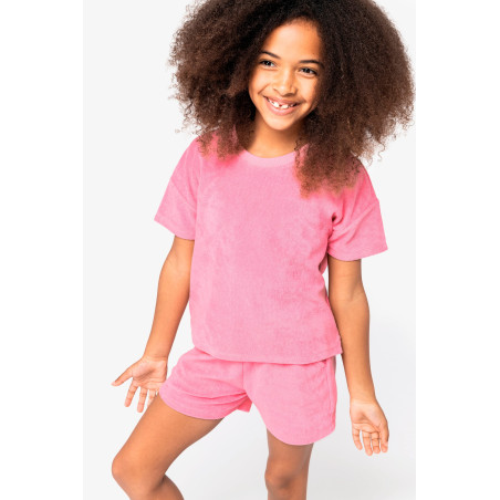 T-shirt écoresponsable en éponge fille Personnalisable | BCM Goodies - 4
