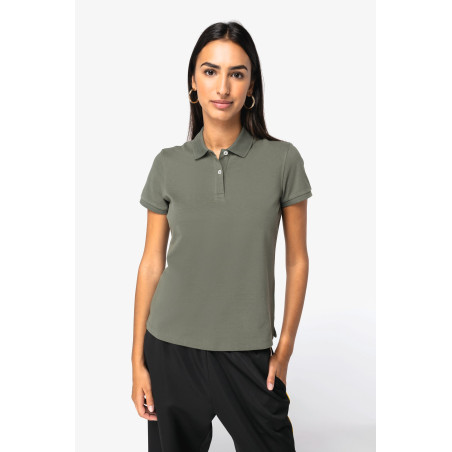 Polo écoresponsable maille piquée femme Personnalisable | BCM Goodies - 2