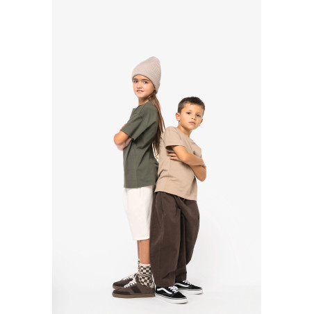 T-shirt écoresponsable à épaules tombantes enfant Personnalisable | BCM Goodies - 1