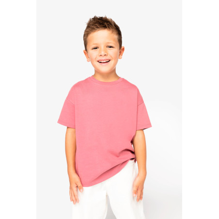 T-shirt écoresponsable à épaules tombantes enfant Personnalisable | BCM Goodies - 3