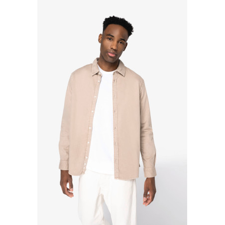 Chemise écoresponsable délavée homme Personnalisable | BCM Goodies - 4