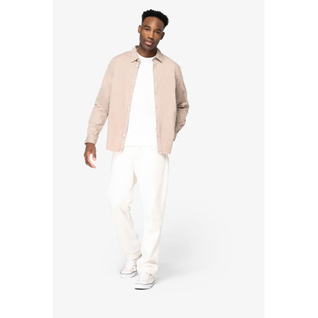 Chemise écoresponsable délavée homme Personnalisable | BCM Goodies - 1