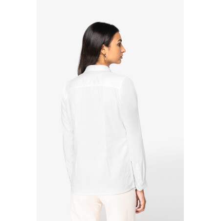 Chemise écoresponsable délavée femme Personnalisable | BCM Goodies - 2