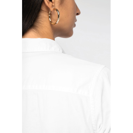Chemise écoresponsable délavée femme Personnalisable | BCM Goodies - 3