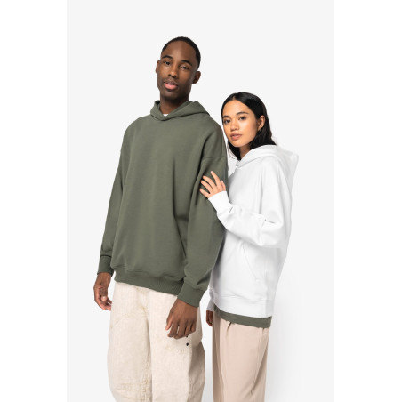 Sweat-shirt écoresponsable à capuche oversize unisexe Personnalisable | BCM Goodies - 4
