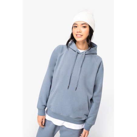 Sweat-shirt écoresponsable à capuche raglan femme Personnalisable | BCM Goodies - 4