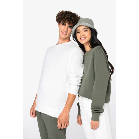 Sweat-shirt écoresponsable à col rond French Terry unisexe Personnalisable | BCM Goodies - 4