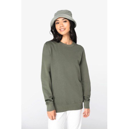 Sweat-shirt écoresponsable à col rond French Terry unisexe Personnalisable | BCM Goodies - 2