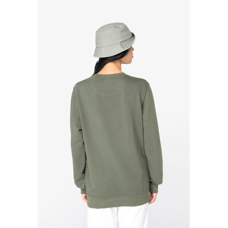 Sweat-shirt écoresponsable à col rond French Terry unisexe Personnalisable | BCM Goodies - 3