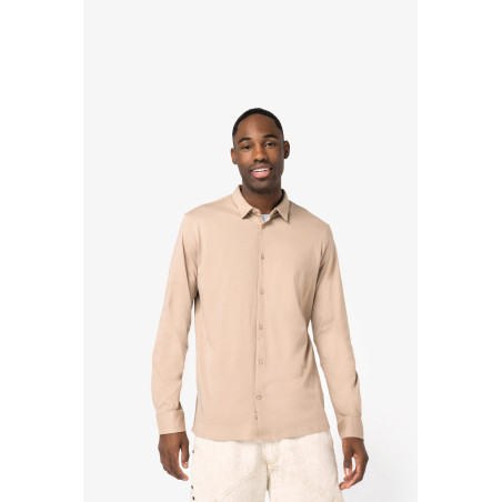 Chemise écoresponsable en jersey homme Personnalisable | BCM Goodies - 4