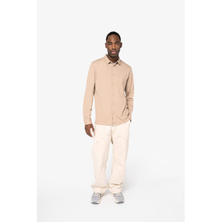 Chemise écoresponsable en jersey homme Personnalisable | BCM Goodies - 1