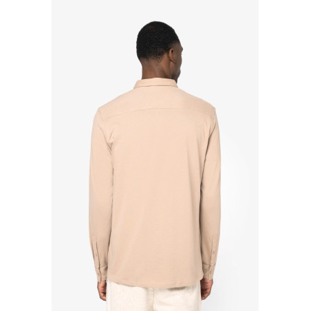 Chemise écoresponsable en jersey homme Personnalisable | BCM Goodies - 3