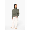 Sweat-shirt écoresponsable zippé à capuche French Terry femme Personnalisable | BCM Goodies - 1