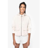 Sweat-shirt écoresponsable zippé à capuche French Terry femme Personnalisable | BCM Goodies - 2