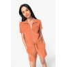 Combinaison short écoresponsable en éponge femme Personnalisable | BCM Goodies - 2