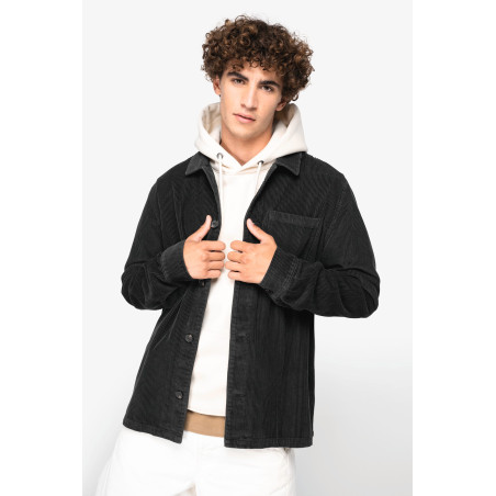 Veste écoresponsable en velours côtelé homme Personnalisable | BCM Goodies - 2