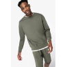 Sweat-shirt écoresponsable à col rond à épaules tombantes molleton gratté unisexe Personnalisable | BCM Goodies - 1