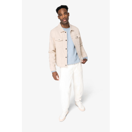 Veste écoresponsable en chanvre homme Personnalisable | BCM Goodies - 1