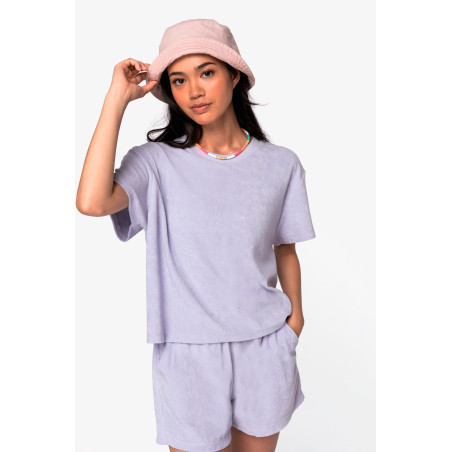 Short écoresponsable en éponge femme Personnalisable | BCM Goodies - 1