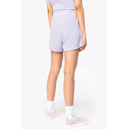 Short écoresponsable en éponge femme Personnalisable | BCM Goodies - 3