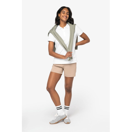 Bermuda chino écoresponsable femme Personnalisable | BCM Goodies - 1