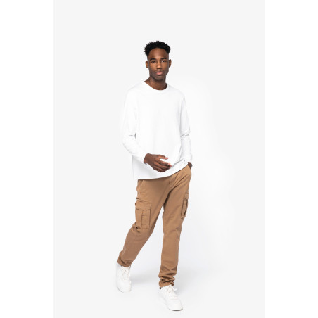 Pantalon cargo écoresponsable délavé homme Personnalisable | BCM Goodies - 2