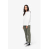 Pantalon cargo écoresponsable délavé femme Personnalisable | BCM Goodies - 2