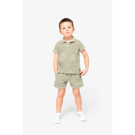 Short écoresponsable en éponge garçon Personnalisable | BCM Goodies - 2