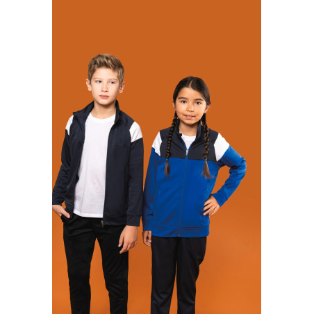 Veste de survêtement zippée enfant Personnalisable | BCM Goodies - 4