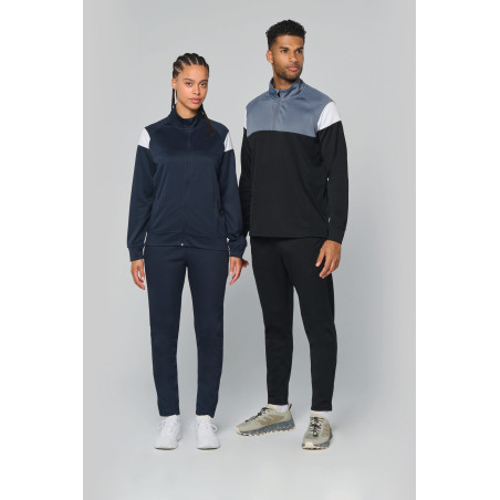 Veste de survêtement zippée unisexe Personnalisable | BCM Goodies - 4