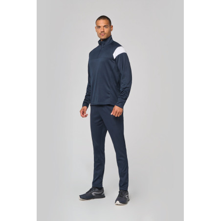 Sweat dentrainement 1/4 zip unisexe Personnalisable | BCM Goodies - 2