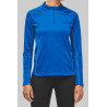 Haut de sport manches longues ¼ zip femme Personnalisable | BCM Goodies - 1