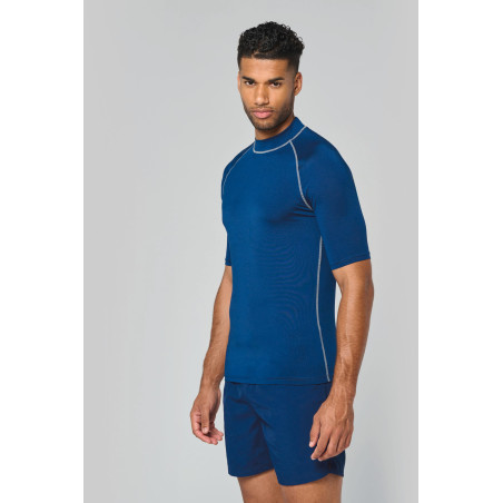 T-shirt technique à manches courtes avec protection anti-UV unisexe Personnalisable | BCM Goodies - 3
