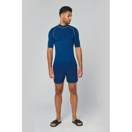T-shirt technique à manches courtes avec protection anti-UV unisexe Personnalisable | BCM Goodies - 1