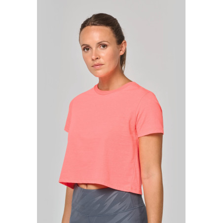 Crop top triblend femme Personnalisable | BCM Goodies - 4