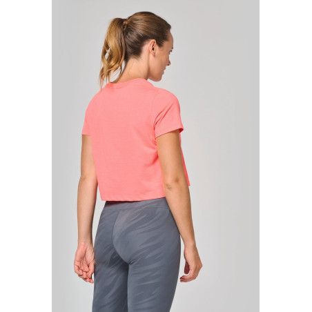 Crop top triblend femme Personnalisable | BCM Goodies - 1
