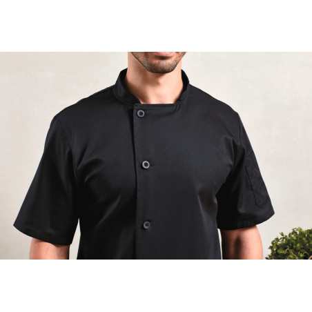 Veste chef cuisinier manches courtes Essential Personnalisable | BCM Goodies - 1