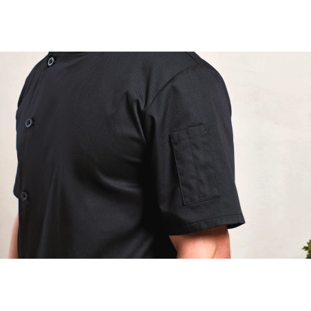 Veste chef cuisinier manches courtes Essential Personnalisable | BCM Goodies - 2