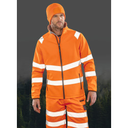 Veste softshell de sécurité recyclée Personnalisable | BCM Goodies - 1