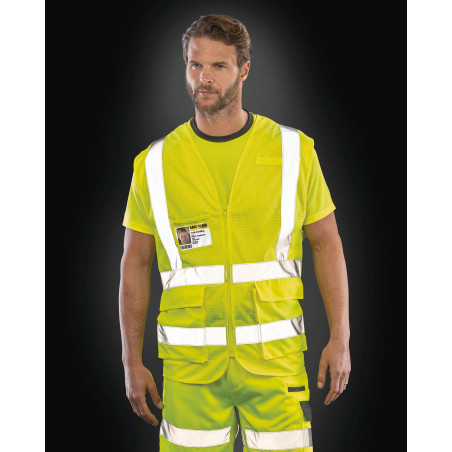 Gilet de sécurité en maille Personnalisable | BCM Goodies - 1