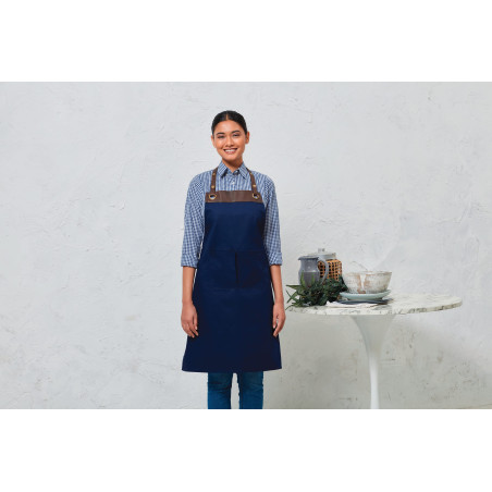 Tablier à bavette Espresso Personnalisable | BCM Goodies - 1