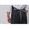 Tablier Denim à bavette Domain Personnalisable | BCM Goodies - 2