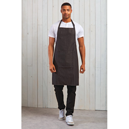 Tablier à bavette Colours avec poche Personnalisable | BCM Goodies - 1