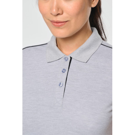 Polo Day To Day contrasté manches courtes femme Personnalisable | BCM Goodies - 2