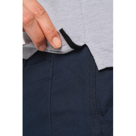 Polo Day To Day contrasté manches courtes femme Personnalisable | BCM Goodies - 3