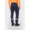 Pantalon cargo unisexe avec bas élastiqué et bande réfléchissante Personnalisable | BCM Goodies - 1